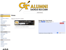 Tablet Screenshot of gtcrewalumni.org